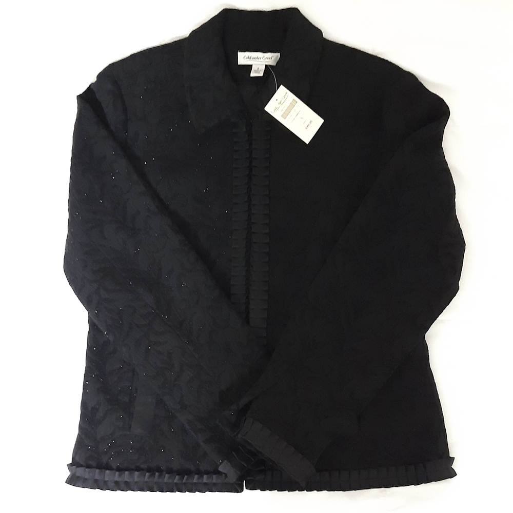 Coldwater Creek Women's Jacket Size S NWT black